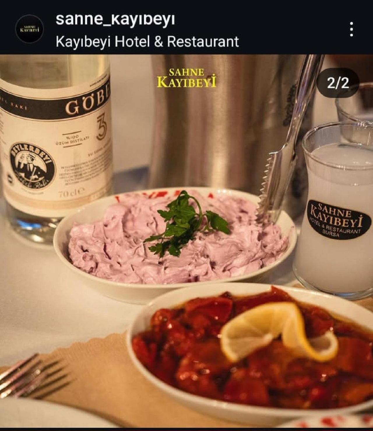 Kayibeyi Hotel & Restaurant Bursa Exterior foto